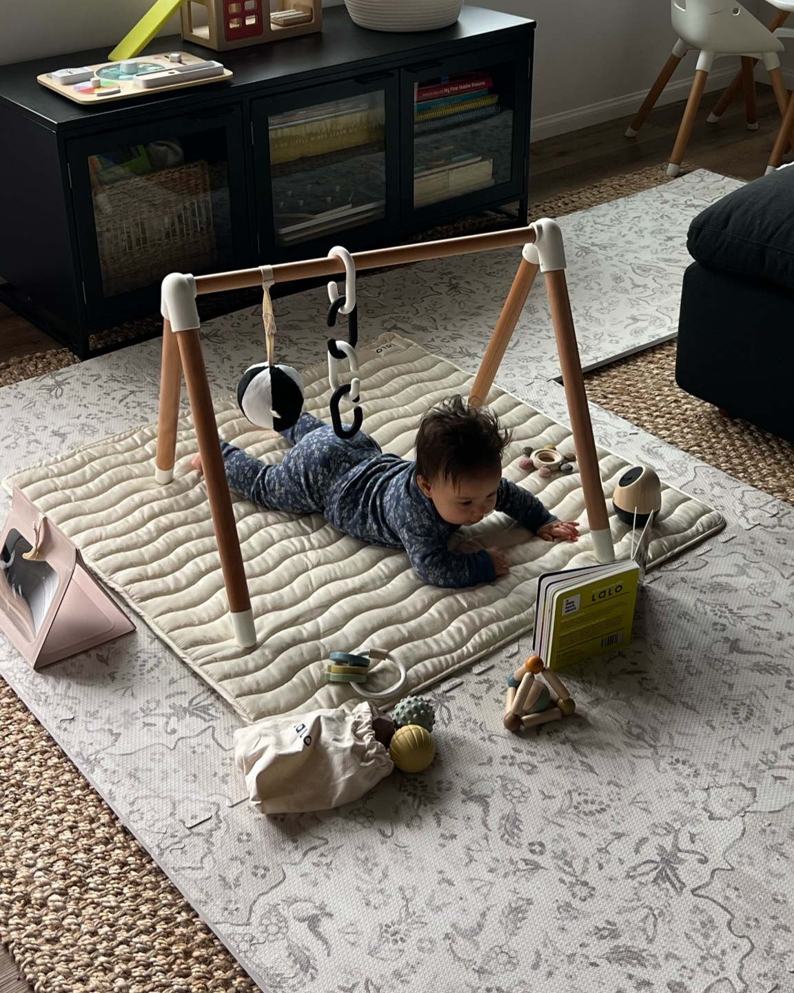 Baby 3-4 month toys 🤎 

“yasmeenmurrietta10” for 10% off of the play mat

#LTKFamily #LTKBaby #LTKKids