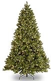 Amazon.com: National Tree Company Pre-Lit 'Feel Real' Artificial Full Downswept Christmas Tree, G... | Amazon (US)