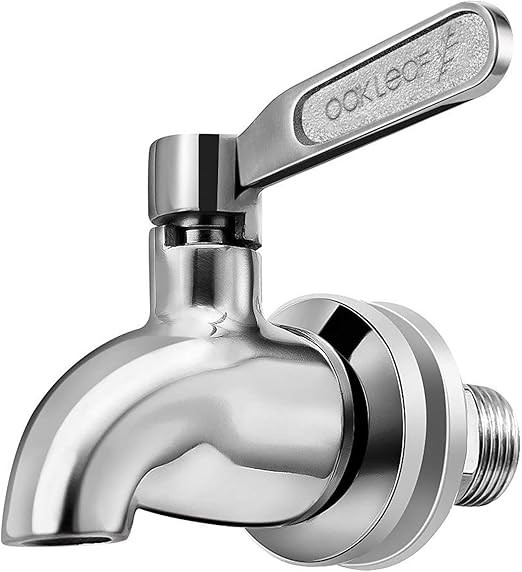 Beverage Dispenser Replacement Spigot,Oak Leaf Stainless Steel Spigot Polished Finished, Dispense... | Amazon (US)