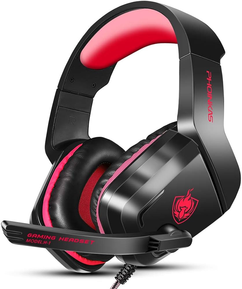 PHOINIKAS H1 Gaming Headset for PS4, Xbox One, PC, Laptop, Nintendo Switch with Bass Surround, Xb... | Amazon (US)