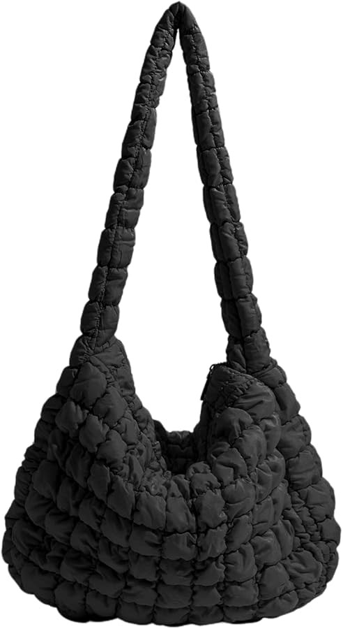 Bubble Quilted Hobo Women Handbag Cloud Tote Shoulder Bag Casual Crossbody Bag Gift for Women | Amazon (US)