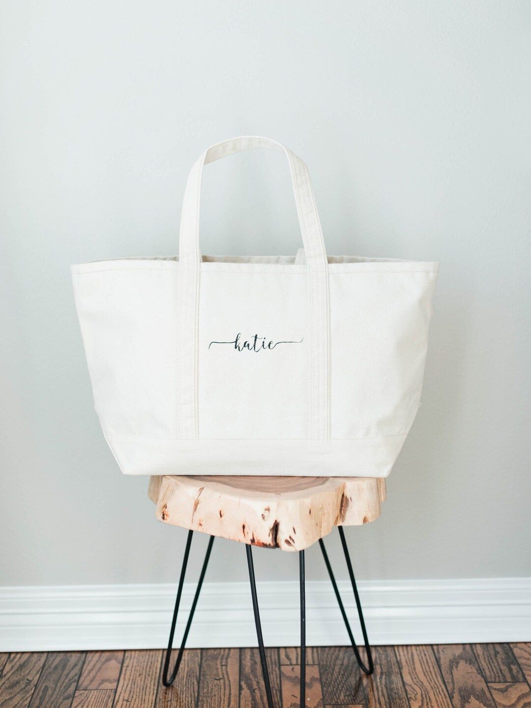 Bridesmaid Bag, Personalized Gift, Beach Bag, Monogram Bag, Canvas Tote, Bridesmaid Gift Bag, Wed... | Etsy (US)
