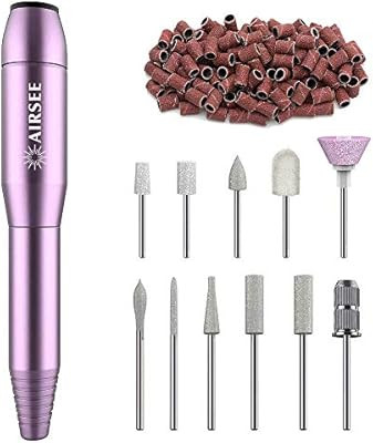 AIRSEE Portable Electric Nail Drill Professional Efile Nail Drill Kit For Acrylic, Gel Nails, Man... | Amazon (US)