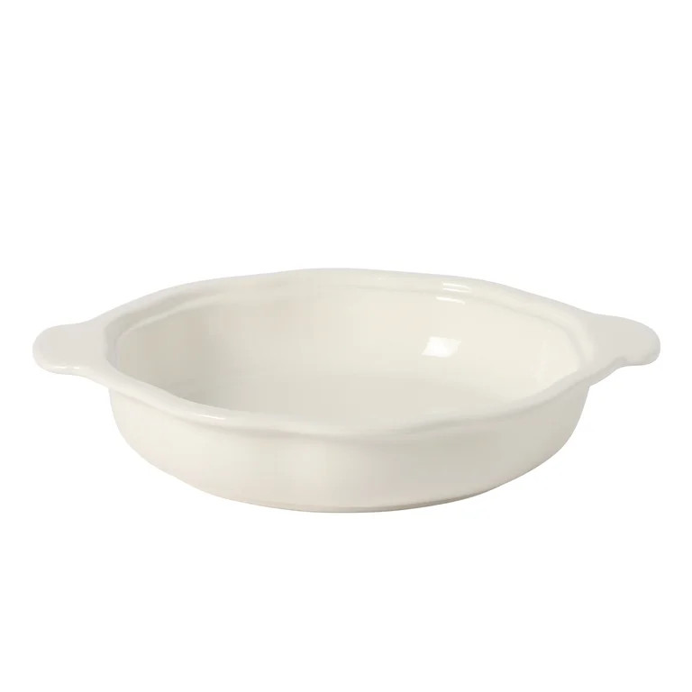 The Pioneer Woman Pumpkin Stoneware 10" Pie Dish with Lid, Linen | Walmart (US)