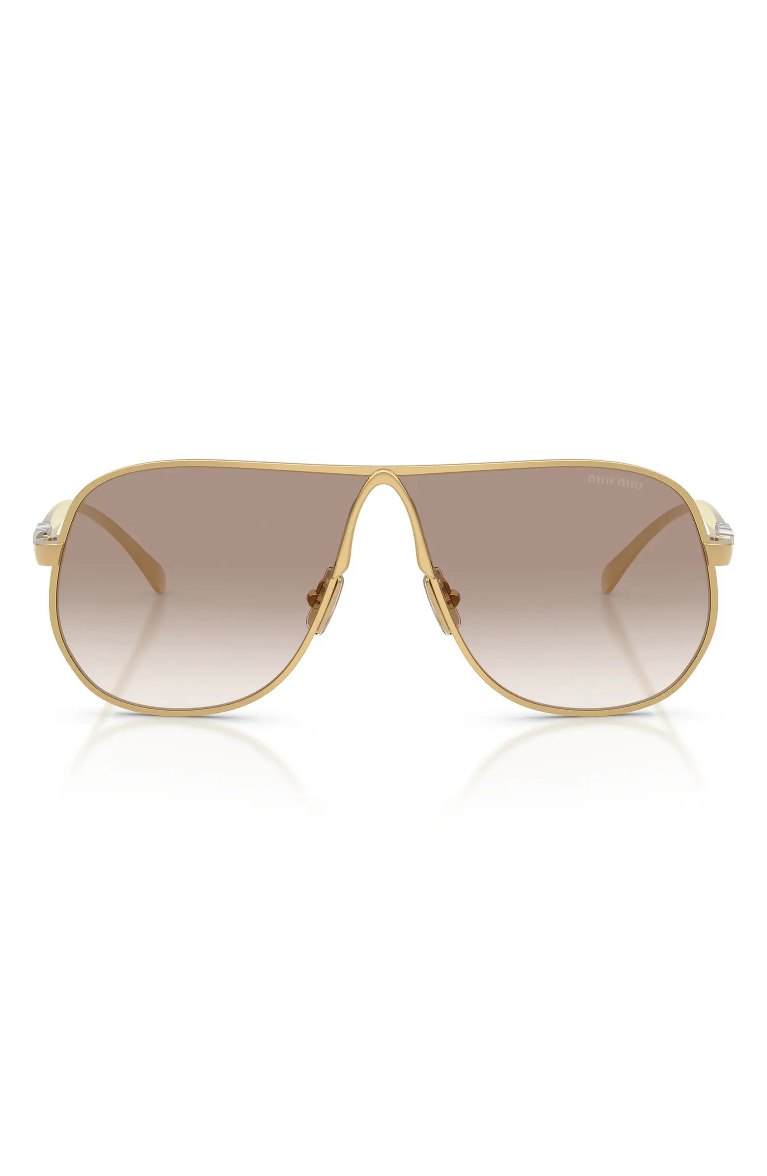 Miu Miu 66mm Oversize Pilot Sunglasses | Nordstrom | Nordstrom