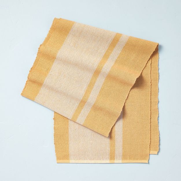 Solid Stripe Jute Blend Table Runner - Hearth & Hand™ with Magnolia | Target