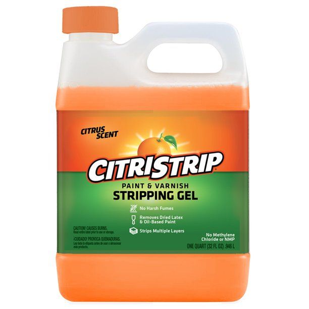 CitriStrip Paint & Varnish Stripping Gel, Citrus Scent, 1 Quart | Walmart (US)