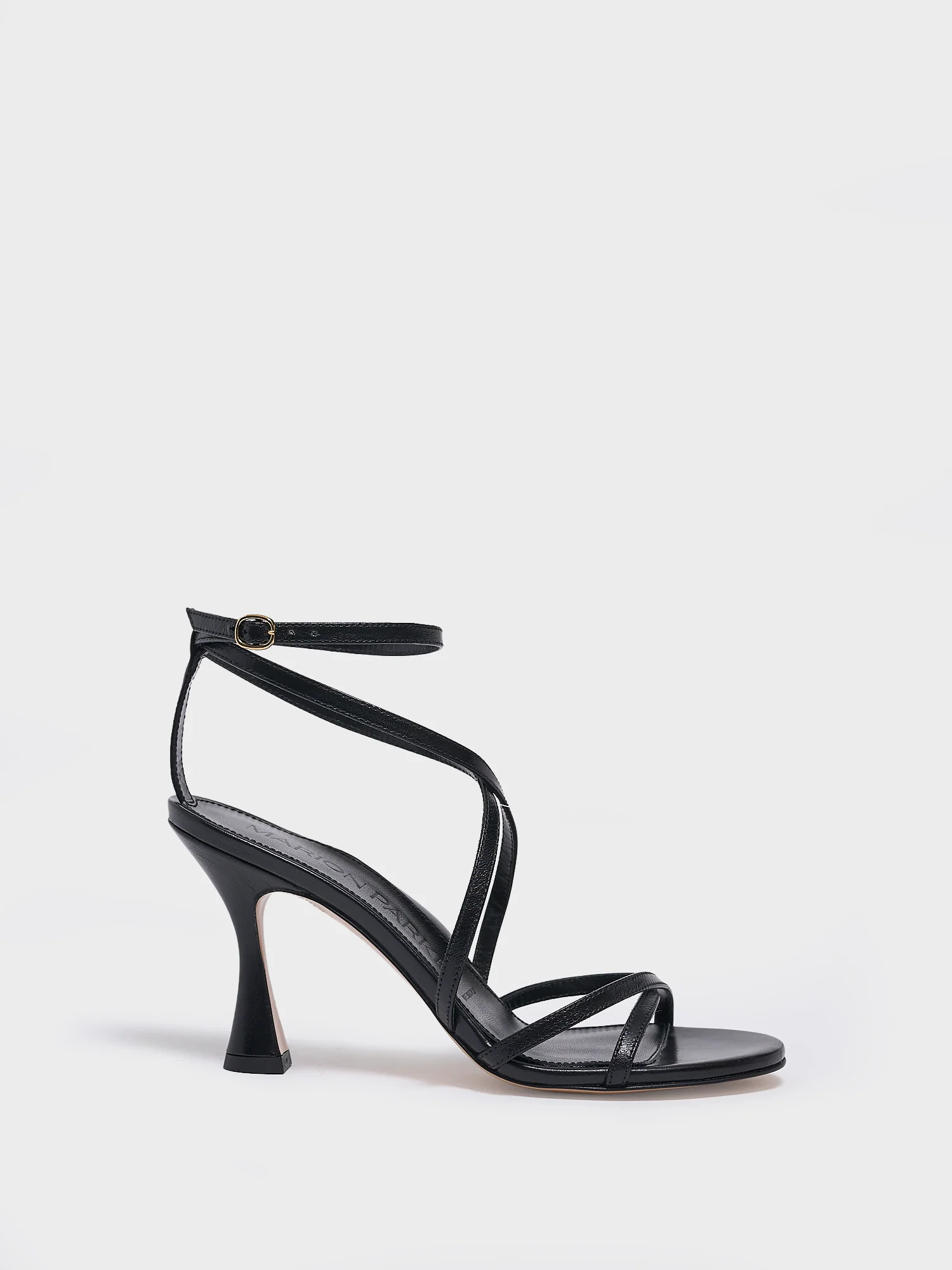 Lottie 85 Sandal | Black Nappa | Marion Parke