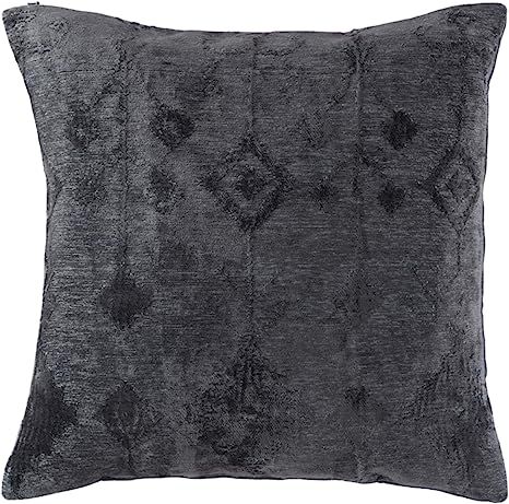 Signature Design by Ashley Oatman Boho Throw Pillow, 20 x 20 Inches, Gray | Amazon (US)