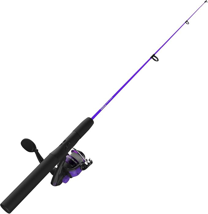 Zebco Dock Demon Spinning Reel or Spincast Reel and Fishing Rod Combo, 30-Inch Durable Fiberglass... | Amazon (US)