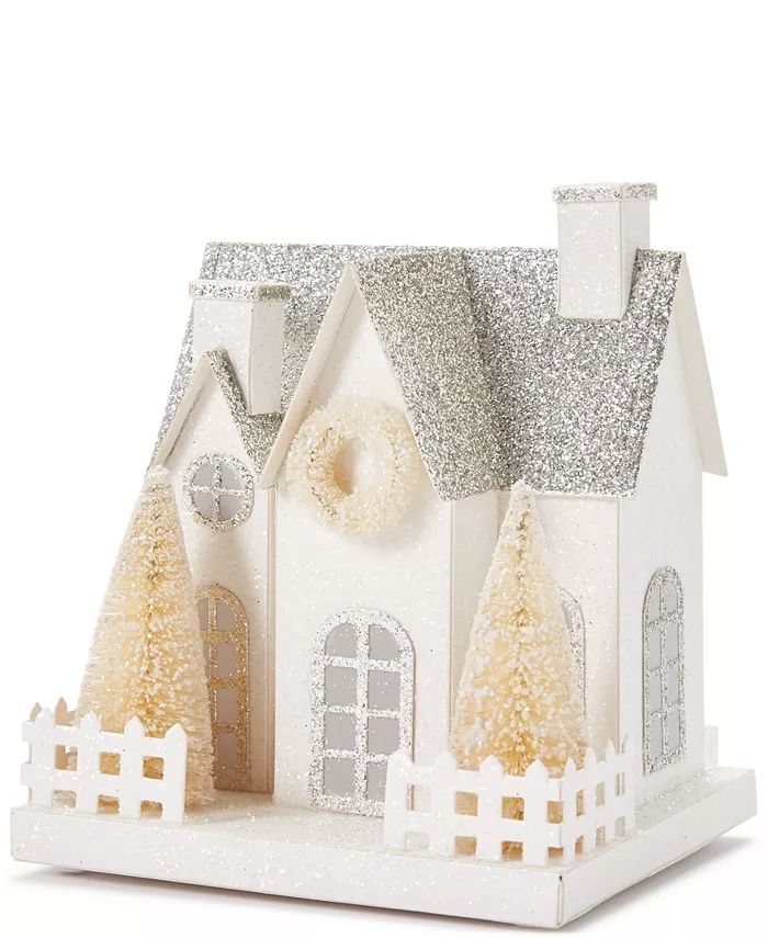 Holiday Lane Large Light-Up House, Created for Macy's & Reviews - Shop All Holiday - Home - Macy'... | Macys (US)
