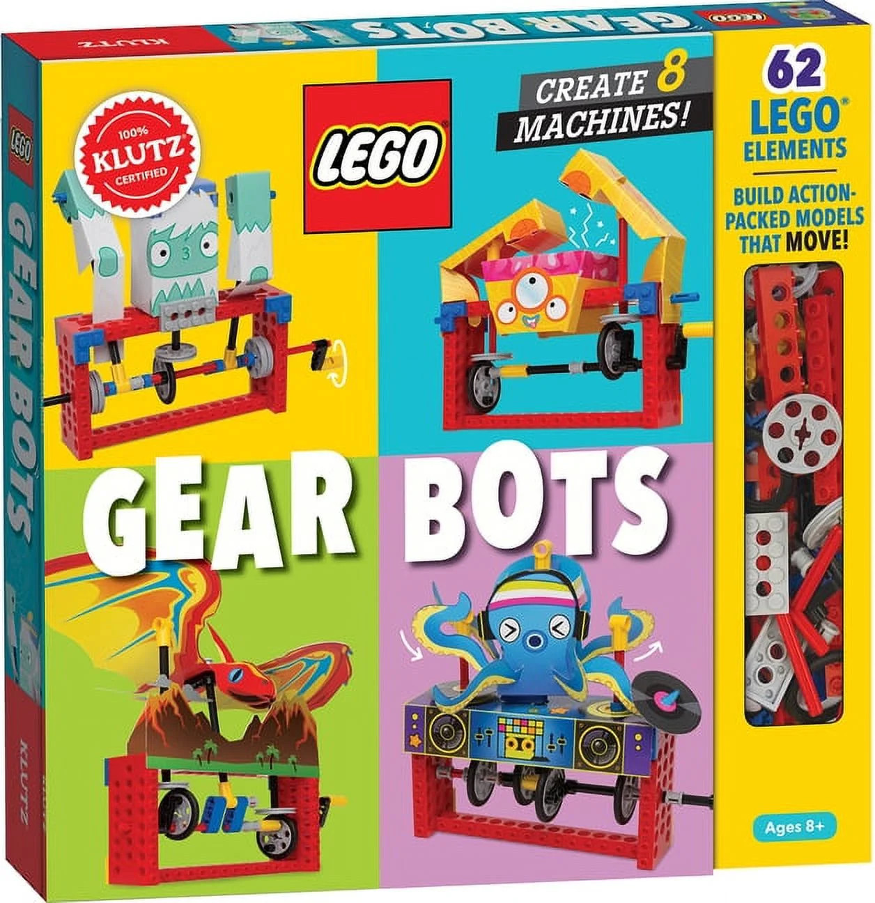 Klutz Lego Gear Bots, (Hardcover) 12 x 1.5 lbs | Walmart (US)
