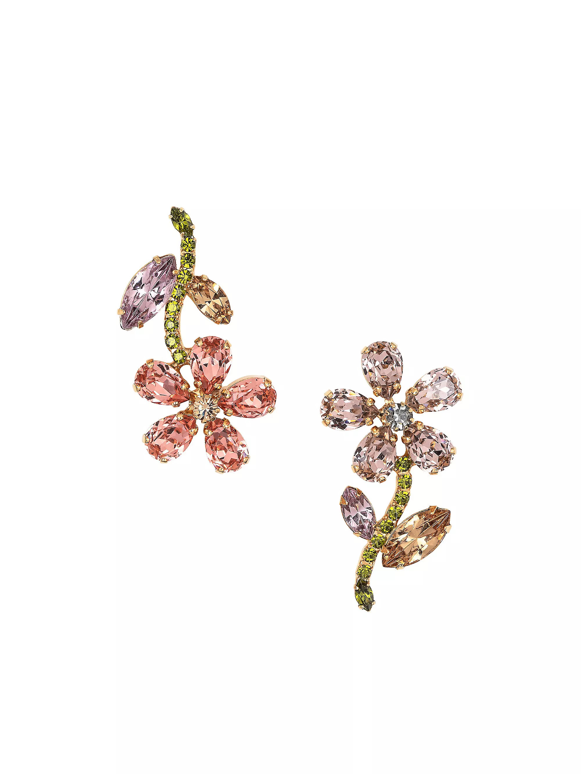 Dorian 18K-Gold-Plated & Crystal Earrings | Saks Fifth Avenue