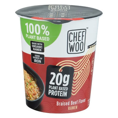 Chef Woo Braised Beef Flavor Ramen - Case of 12 - 2.5 OZ | Target