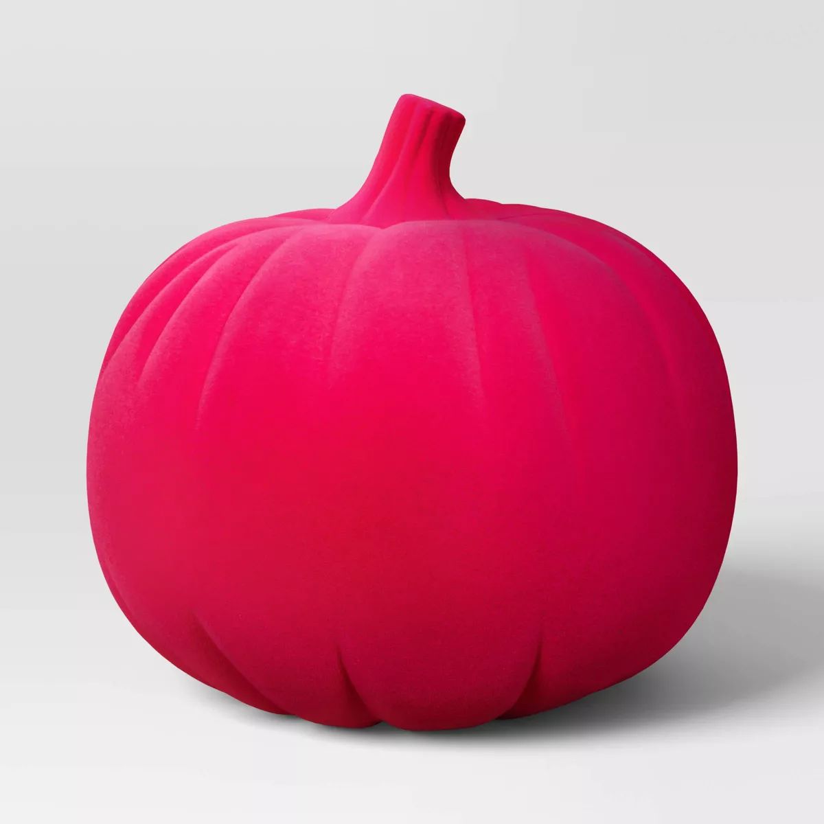 Plastic Halloween Flocked Decor Neon Pink Pumpkin - Hyde & EEK! Boutique™: Indoor Sculpture | Target