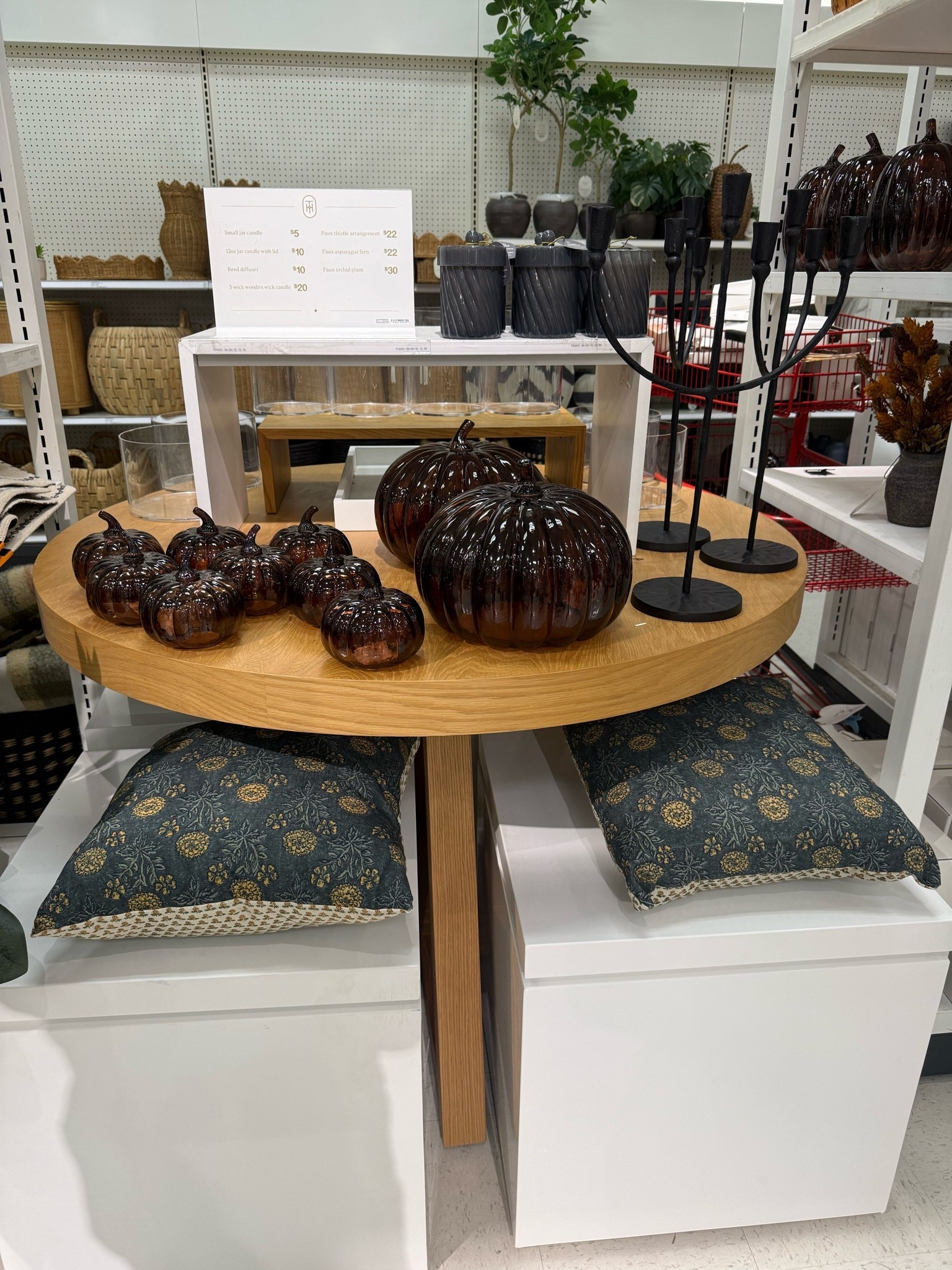 New arrivals for fall at Target! How sweet are these glass pumpkins?

#LTKHome #LTKSeasonal