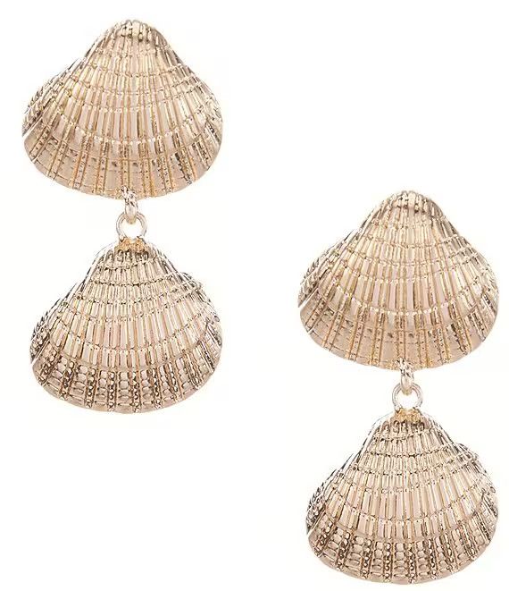Double Shell Drop Earrings | Dillard's