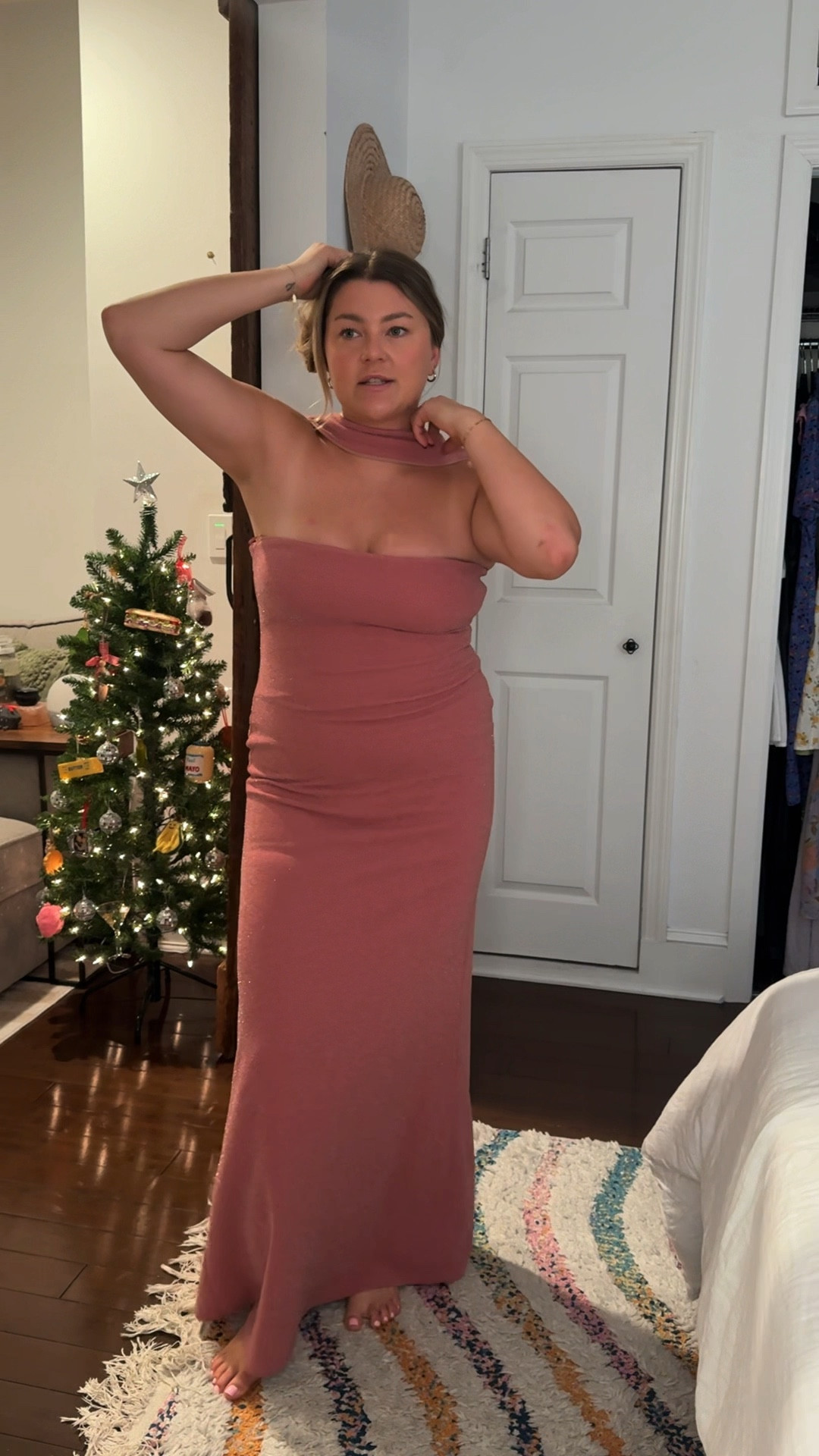 shop my nuuly rentals! these are a few different looks for the holidays/cold months but also for Florida weather and cruise outfits. a formal dress, some swim coverups and festive tank tops for winter if you get hot often like me. 

#LTKHoliday #LTKFindsUnder100 #LTKMidsize