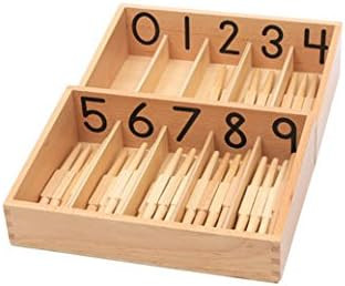 Adena Montessori Spindle Box with 45 Spindles | Amazon (US)