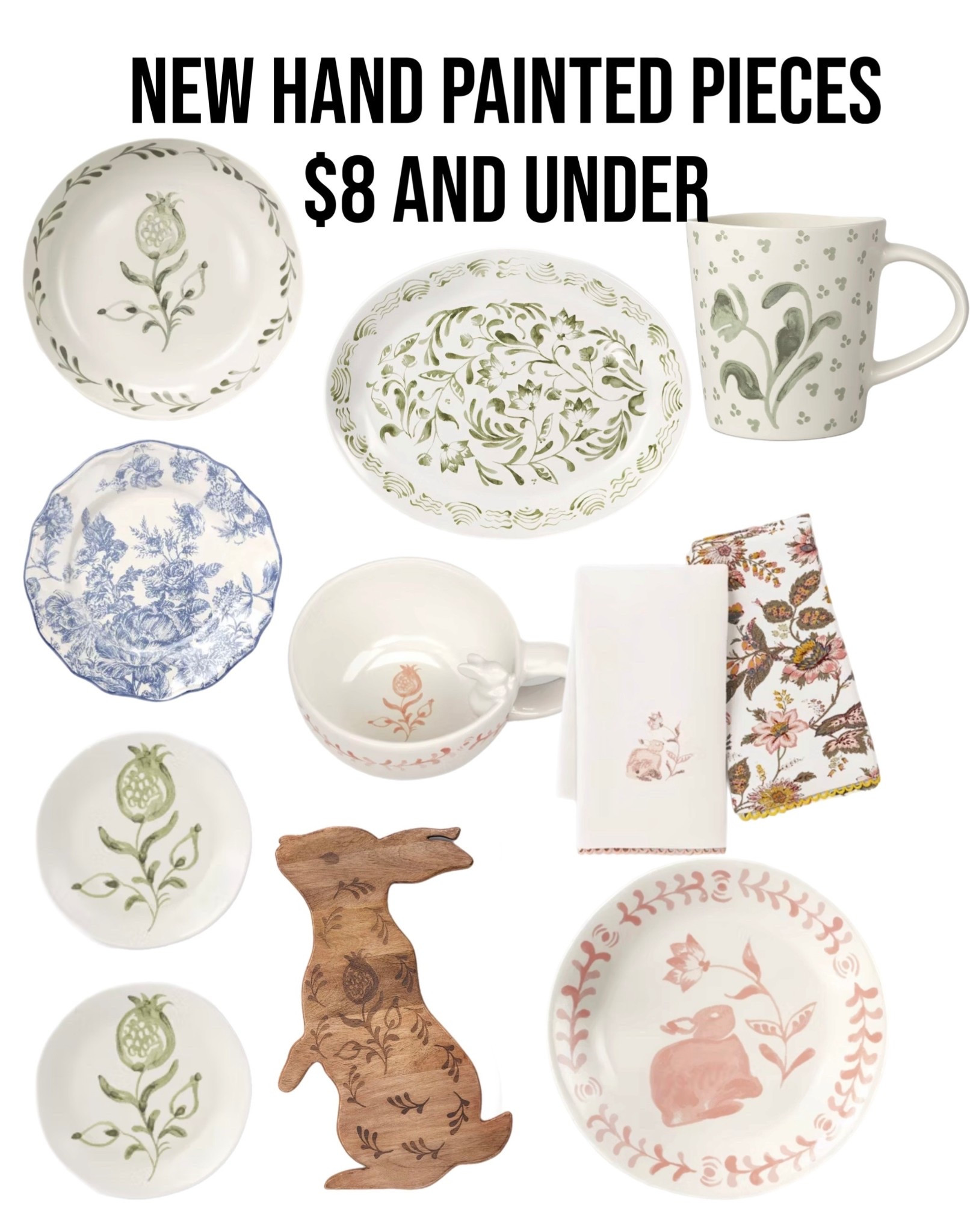 New hand painted plates-bowls 
Bunny cutting board
Happy Easter 
20% off sale

#LTKfoodie #LTKSaleAlert #LTKKids