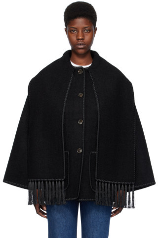 Black Embroidered Jacket | SSENSE