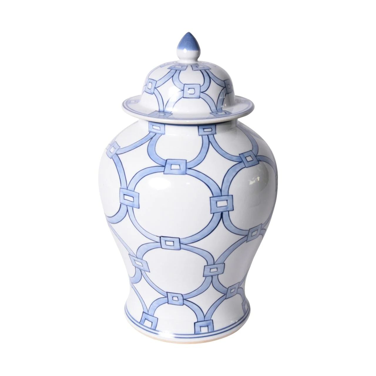 Lover Locks Temple Jar in Two Sizes | Burke Decor