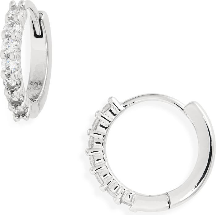 Crystal Huggie Hoop Earrings | Nordstrom