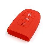Red Silicone Car Remote Key Fob Cover Skin Shell Case for Audi A3 A4L A6L Q5 Q3 | Amazon (US)