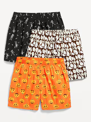 3-Pack Poplin Boxer Shorts | Old Navy (US)