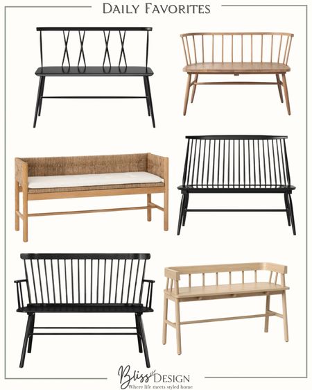 Backed Benches!! Loving all these affordable benches! 

#bench #affordable 

#LTKhome #LTKFind #LTKsalealert