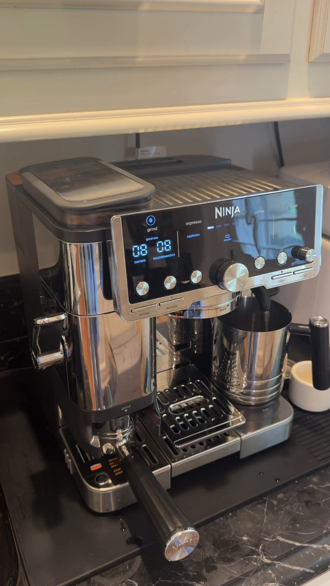 The Ninja Espresso machine is SO good + on sale for Prime Day!