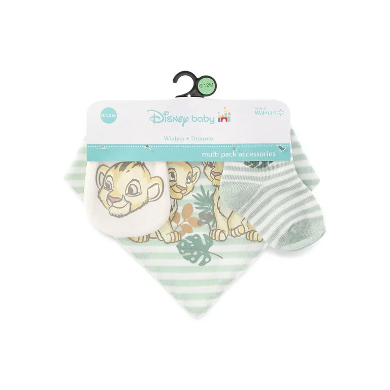 Disney Baby Wishes + Dreams Character Infant Baby Accessories Bib, Socks and Mittens Set, 3-Pack,... | Walmart (US)