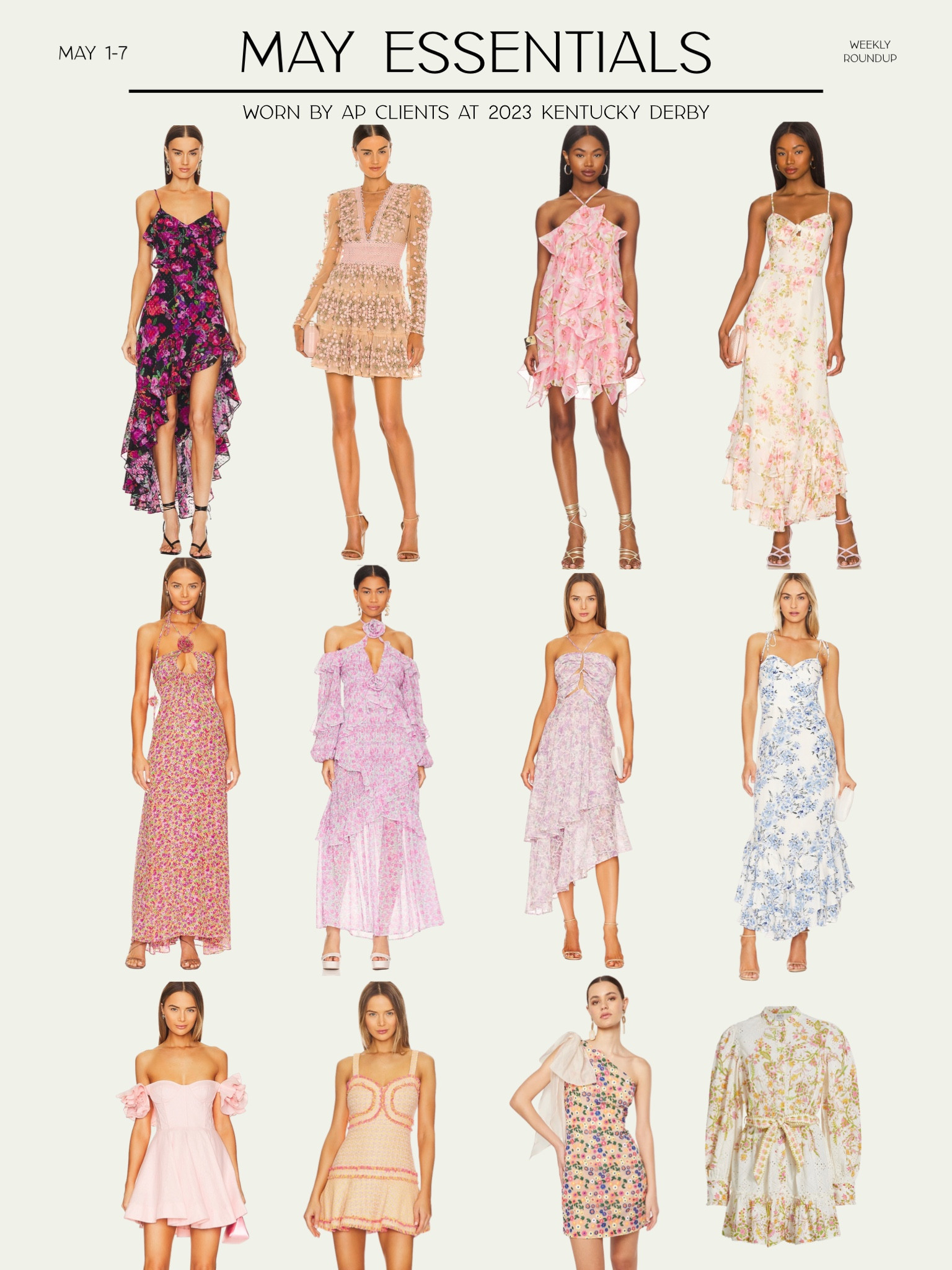 Spring/Summer Dresses! These dresses were worn by AP Sports clients at the 2023 Kentucky Derby! 

#LTKtravel #LTKFind #LTKwedding