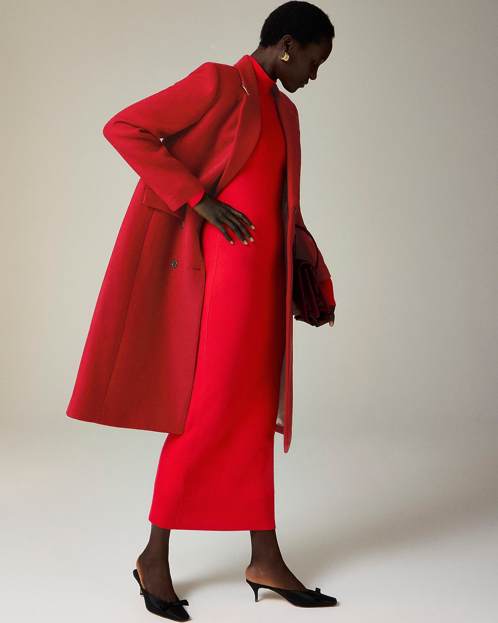 Palais double-breasted topcoat in Italian wool-blend melton | J. Crew US