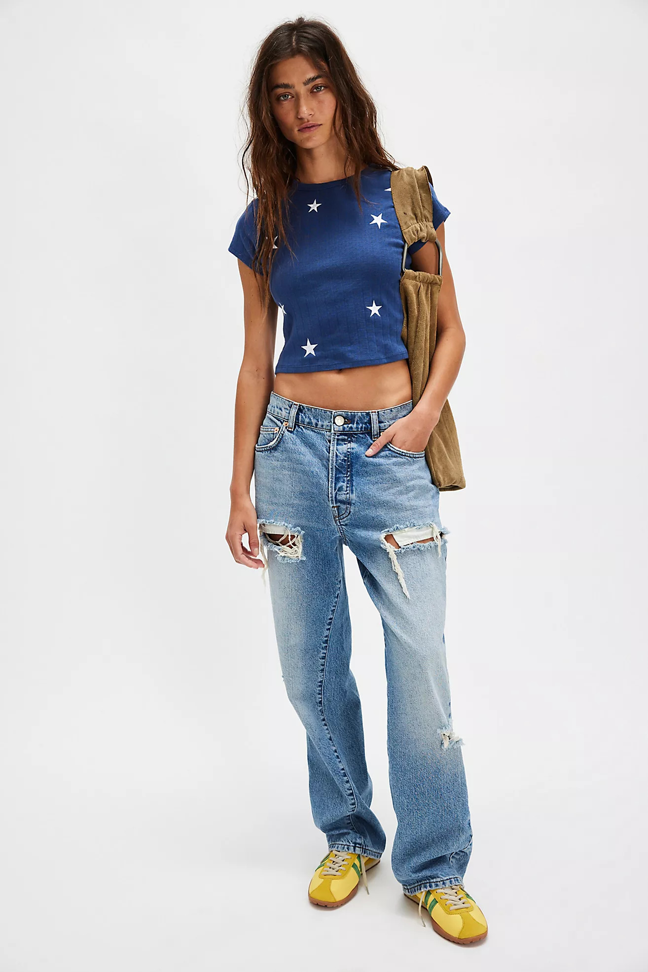 Daydreamer Embroidered Tee | Free People (Global - UK&FR Excluded)