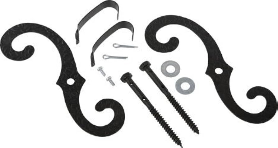 Mtbkwinn ONE Pair Stainless Steel Exterior Shutter S Hooks (Set) | Amazon (US)