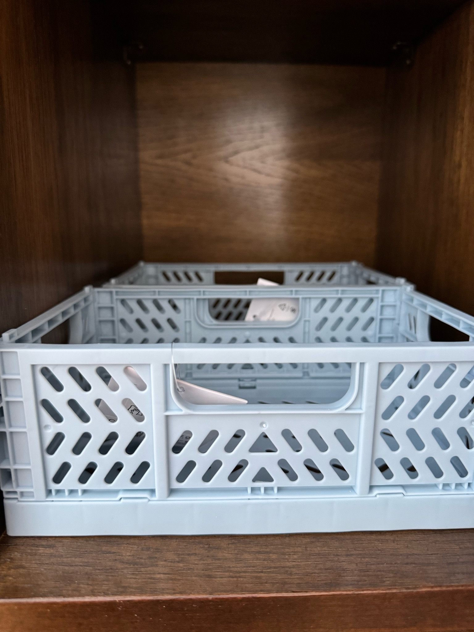 Baby blue small storage crates for baby boys nursery
Comes in a size medium and large  


#LTKBaby #LTKHome #LTKFindsUnder50