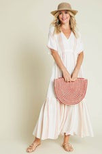 Elan S/S Cinched Maxi Coverup | Social Threads