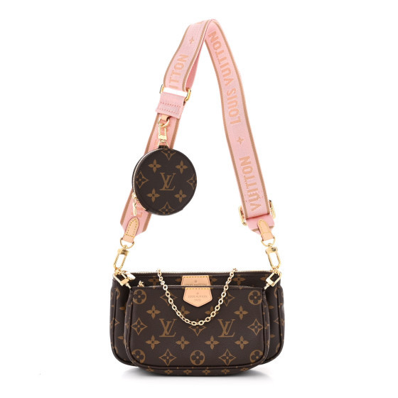 Louis Vuitton Monogram Multi Pochette Accessories Rose Clair | FASHIONPHILE (US)