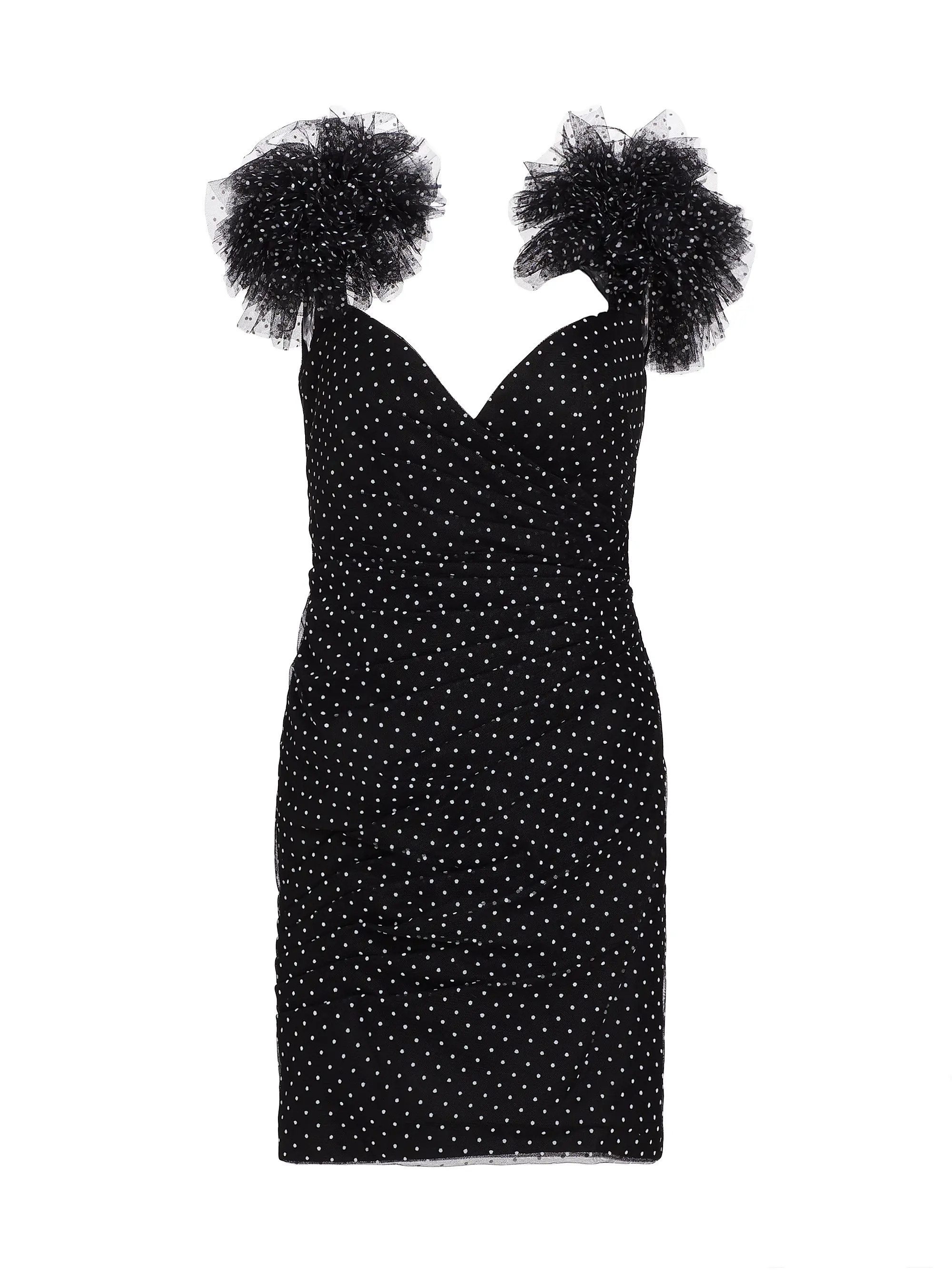 Peyton Polka Dot Knit Minidress | Saks Fifth Avenue