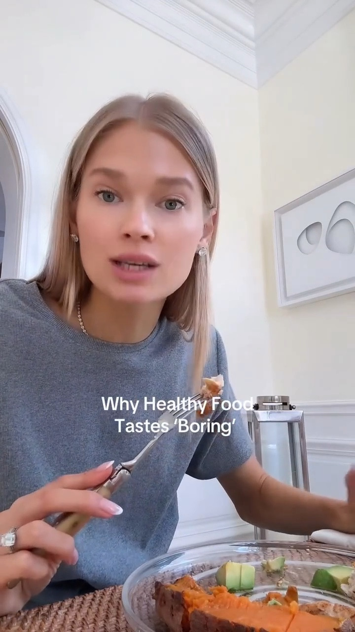 Overly processed food is designed to make you eat more.
And even if the calories are “low” and you think you can control it…
it still takes a toll on how you taste and perceive real food afterward.

#wellnesstips #simplewellness #realtalk