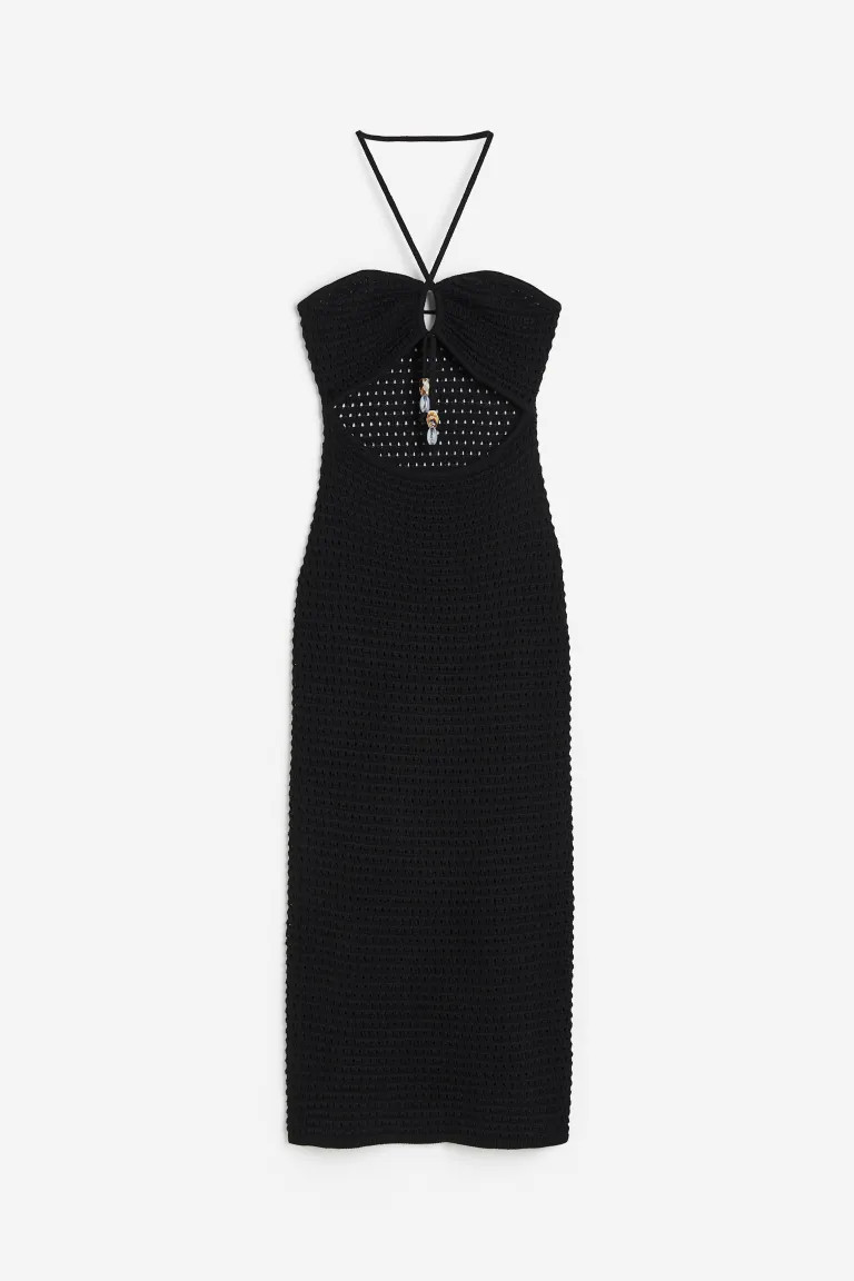 Crochet-look Halterneck Dress | H&M (US + CA)