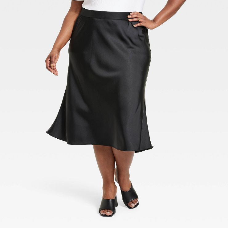 Women's Satin Skirt - Ava & Viv™ | Target