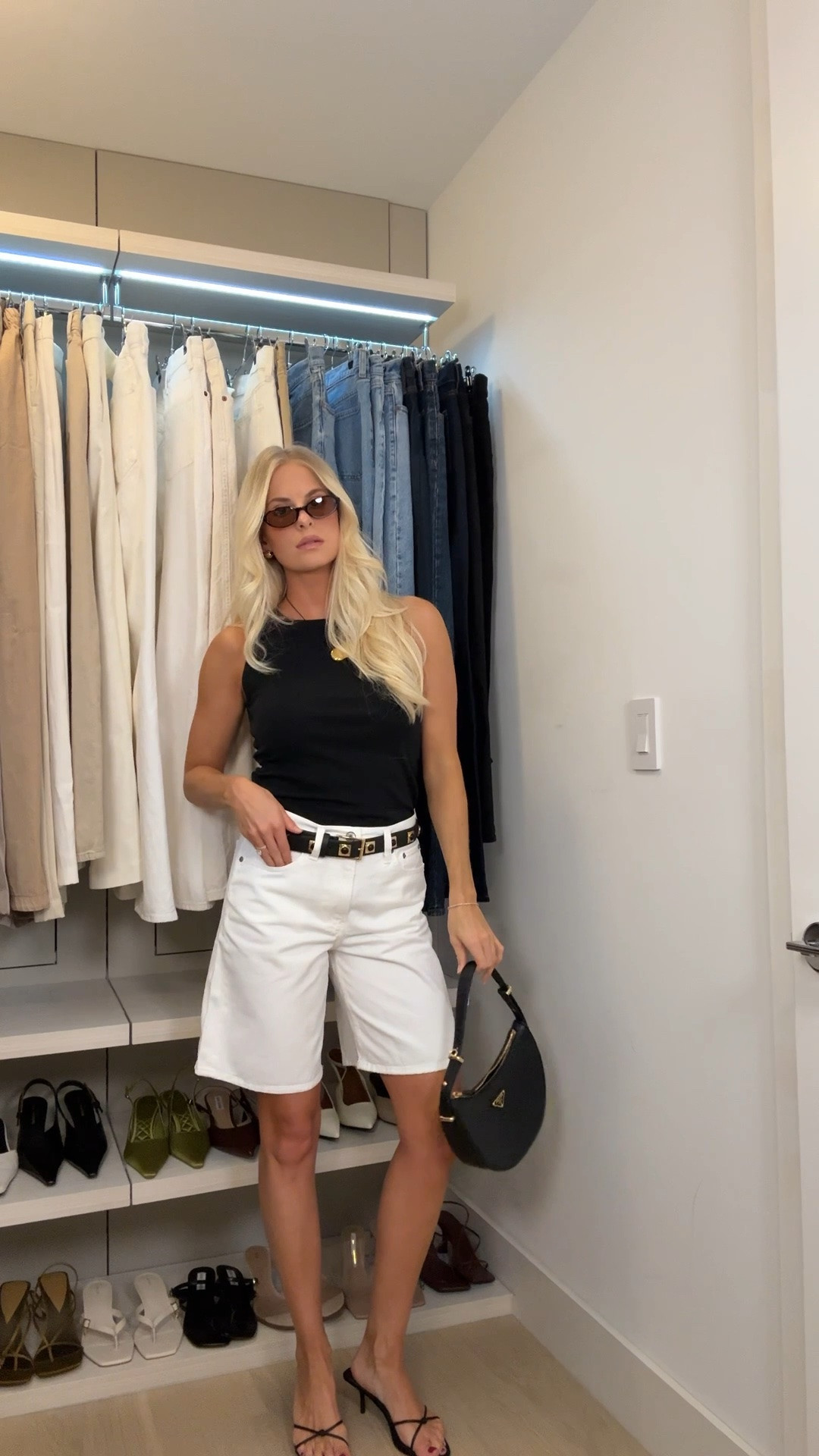 SIZE: med in top, 26 in shorts, shoes run tts, code KATHLEEN20 for discount in necklace! #kathleenpost

Summer outfit Inspo, casual chic look, summer look 2026

#LTKootd #LTKSeasonal