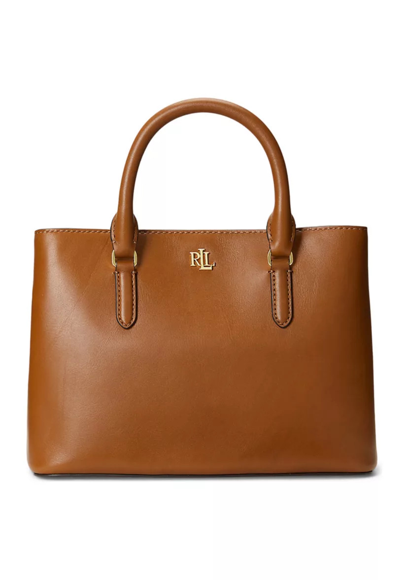 Leather Small Marcy Satchel | Belk