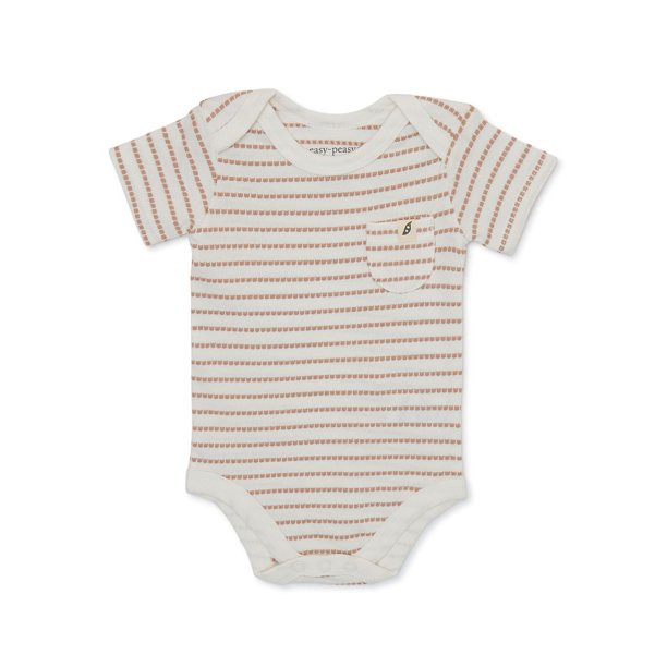 easy-peasy Baby Short Sleeve Texture Bodysuit, Sizes 0-24 Months | Walmart (US)