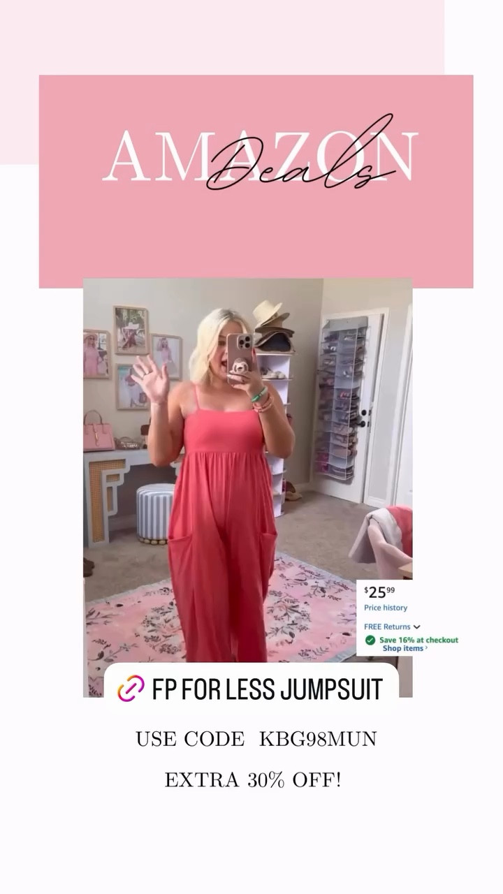 My cute Free people style jumpsuit is on deal today!

#LTKMidsize #LTKSaleAlert #LTKSeasonal