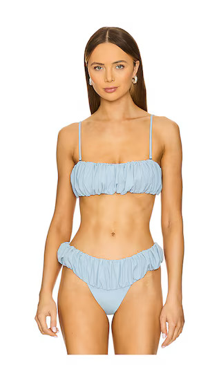 Bubble Bikini Top in Ash | Revolve Clothing (Global)