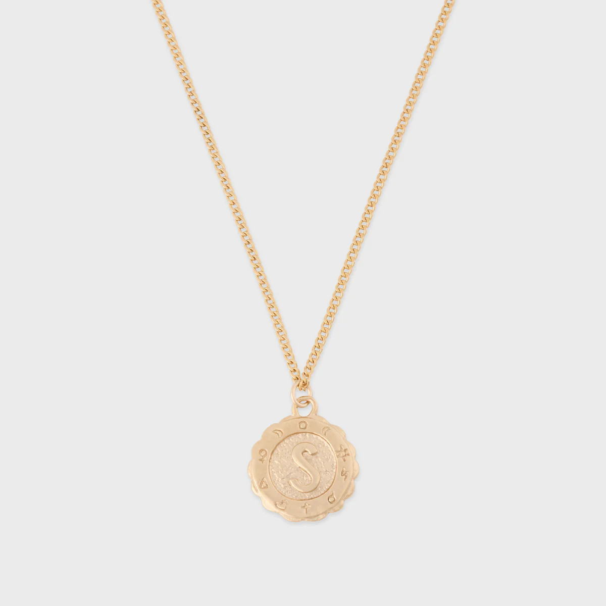 goddess initial necklace | Cuffed by Nano