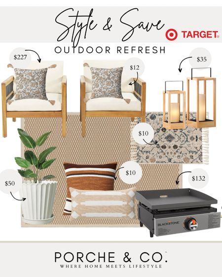 Style and save, target, target outdoor, outdoor refresh, outdoor living 
#visionboard #moodboard #porcheandco

#LTKSeasonal #LTKSummerSales #LTKHome